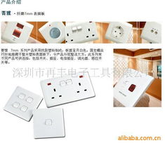 深圳市再丰电子工具墙壁开关产品列表